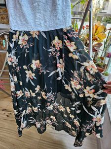 One Leg Cut Dress