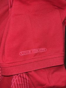 Original Louis Philippe Stylish Red Polo Shirt