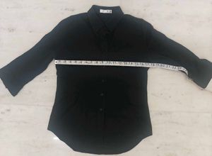 Charcoal Black Women Casual Shirt