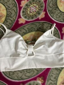 White Brallete Top
