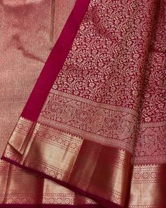 New Women Banarasi Silk Saree For Wedding
