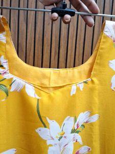 Floral Yellow Dress