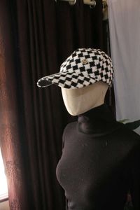 Checkered Baseball Cap