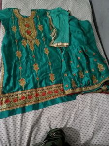 Beautiful 🥰 Work Kurta With Sharara