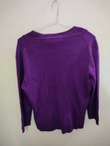 Purple Cardigan with Buttons (2 piece set)