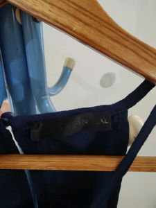 Shein Navy Blue Halter Top