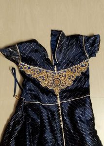 Elegant Navy Blue Kurta