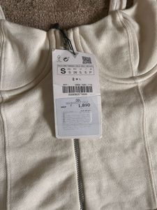 Zara Cream Denim Corset Top
