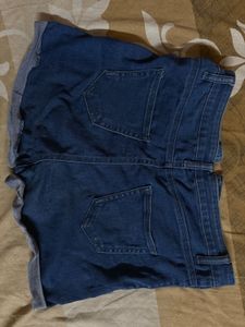 Denim shorts