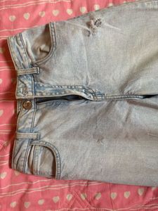 Ripped Wide Leg Jeans