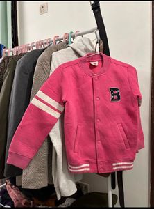 Pink Varsity Jacket