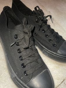 Black Converse Shoes | Aesthetic | Comfortable