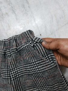 Girls Plaid Culottes