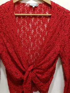 Mesh Beach Shrug