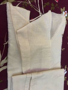 Cream Colured Kurta Set