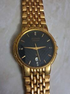 Accurate Libretto Gold Watch