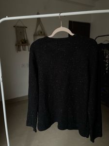 CROFT&amp;BARROW VINTAGE AUTUMN FLORAL ZIPPER SWEATER