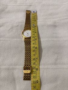 Sonata Quartz White Dial Metal Strap Watch