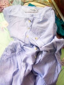 Blue Casual Dress