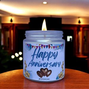 GLOWMINATi Happy Anniversary Scented Candle 110gm