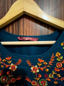 Peacock Green Colour Kurti