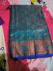 New silk saree with stitched blouse 42