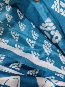 Elegant Blue Silk Saree