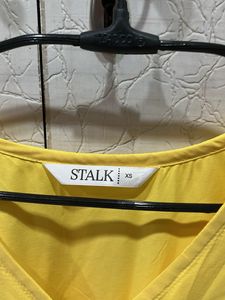Yellow V-Neck holiday/beach Dress