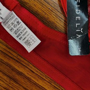 FIDELIA red Undirevired Bra