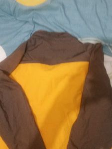 Vintage Color Block Windbreaker Jacket