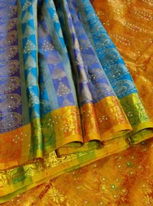 Bridal Korvai Kanchipuram With Blouse