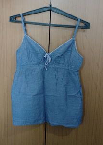 Jeans Colour Cotton Top
