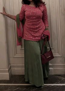 Elegant Pink Kurta Set