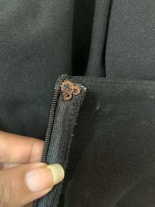 Lace-Up Black Shorts