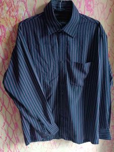 Black Shirt With Pink Stripe