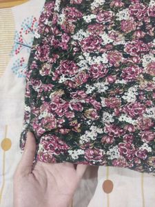 Stylish Back Design Floral Dress!
