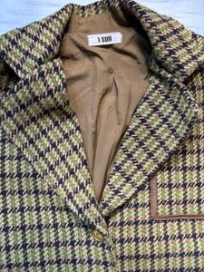 matching tweed blazer and shorts