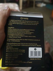 Mars Cover Rangers Concealer