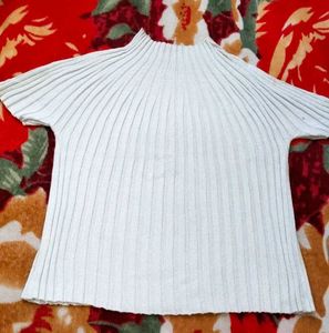 Sparkly Knit Mock Neck Top