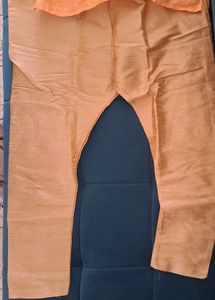 Peach Kurta Pajama Set