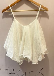 White Flowy Cami Top