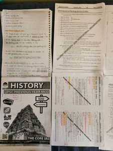 Mix Notes Of Economics And History For Upsc Prelim