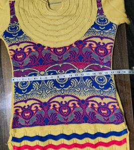 woolen Yellow Kurta