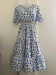 Floral Tiered Midi Dress
