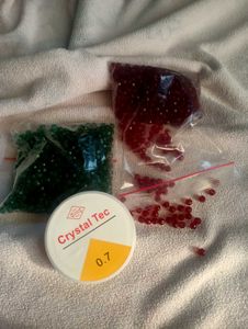 Green And Marron Colour Beads