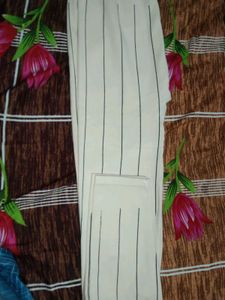 Striped High-Waisted Pants