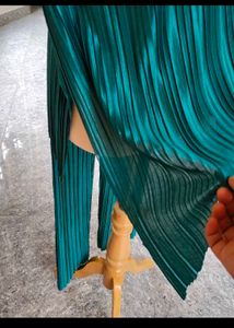 Emerald Green Pleated Co Ord Set