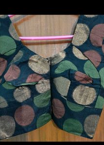 Purple Brocade Blouse