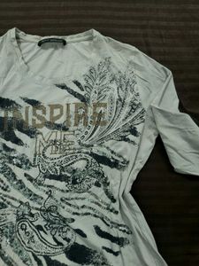 rock vintage sequin tshirt