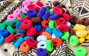 Set Of 50 Pc Different Colours Rubber Band